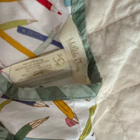 Matilda Jane Multicolor Floral Back to School Girls Blouse - Picture 4 of 4